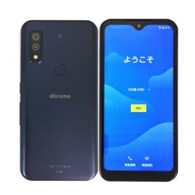 【中古】 FUJITSU arrows We F-51B 64GB Navy ネイビー docomo SIMロック解除済 白ロム 本体