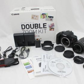 【返品保証】 【シャッター回数8258回】キャノン Canon EOS Kiss X8i EF-S 18-55mm F3.5-5.6 IS STM 55-250mm F4-5.6 デジタル一眼 e6029