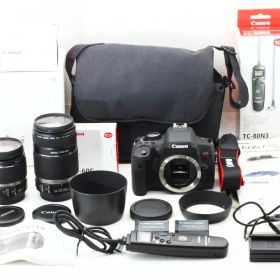 極上品 Canon キヤノン EOS Kiss X8i Wレンズキット◆2420万画素 デジタル一眼