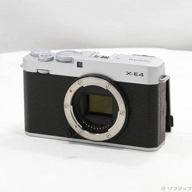 〔中古〕FUJIFILM(フジフイルム) FUJIFILM X-E4 ボディ シルバー〔305-ud〕