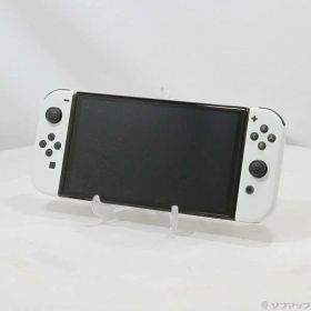 【中古】Nintendo(任天堂) Nintendo Switch 有機ELモデル Joy-Con(L)／(R) ホワイト 【377-ud】