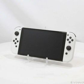 【中古】Nintendo(任天堂) Nintendo Switch 有機ELモデル Joy-Con(L)／(R) ホワイト 【349-ud】