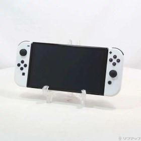 【中古】Nintendo(任天堂) Nintendo Switch 有機ELモデル Joy-Con(L)／(R) ホワイト 【377-ud】