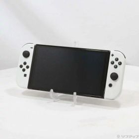 【中古】Nintendo(任天堂) Nintendo Switch 有機ELモデル Joy-Con(L)／(R) ホワイト 【377-ud】