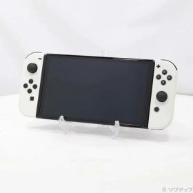 【中古】Nintendo(任天堂) Nintendo Switch 有機ELモデル Joy-Con(L)／(R) ホワイト 【349-ud】