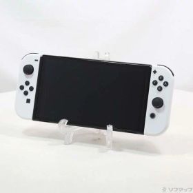 【中古】Nintendo(任天堂) Nintendo Switch 有機ELモデル Joy-Con(L)／(R) ホワイト 【377-ud】