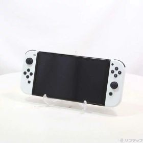 【中古】Nintendo(任天堂) Nintendo Switch 有機ELモデル Joy-Con(L)／(R) ホワイト 【377-ud】