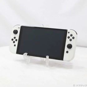【中古】Nintendo(任天堂) Nintendo Switch 有機ELモデル Joy-Con(L)／(R) ホワイト 【377-ud】