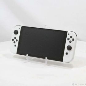 【中古】Nintendo(任天堂) Nintendo Switch 有機ELモデル Joy-Con(L)／(R) ホワイト 【377-ud】