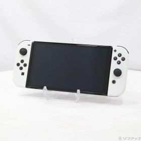 【中古】Nintendo(任天堂) Nintendo Switch 有機ELモデル Joy-Con(L)／(R) ホワイト 【349-ud】
