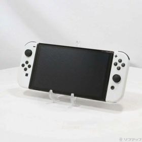 【中古】Nintendo(任天堂) Nintendo Switch 有機ELモデル Joy-Con(L)／(R) ホワイト 【377-ud】