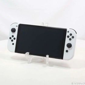【中古】Nintendo(任天堂) Nintendo Switch 有機ELモデル Joy-Con(L)／(R) ホワイト 【377-ud】