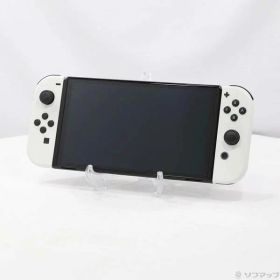 【中古】Nintendo(任天堂) Nintendo Switch 有機ELモデル Joy-Con(L)／(R) ホワイト 【349-ud】