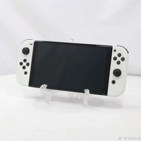 【中古】Nintendo(任天堂) Nintendo Switch 有機ELモデル Joy-Con(L)／(R) ホワイト 【377-ud】