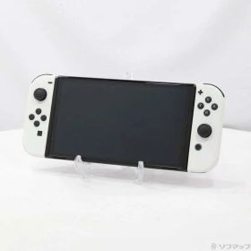 【中古】Nintendo(任天堂) Nintendo Switch 有機ELモデル Joy-Con(L)／(R) ホワイト 【349-ud】