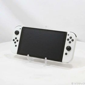 【中古】Nintendo(任天堂) Nintendo Switch 有機ELモデル Joy-Con(L)／(R) ホワイト 【377-ud】