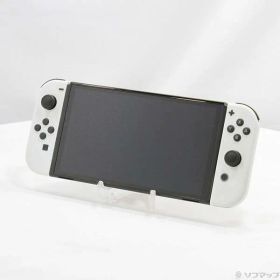 【中古】Nintendo(任天堂) Nintendo Switch 有機ELモデル Joy-Con(L)／(R) ホワイト 【377-ud】