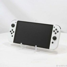 【中古】Nintendo(任天堂) Nintendo Switch 有機ELモデル Joy-Con(L)／(R) ホワイト 【377-ud】