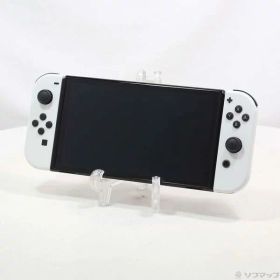 【中古】Nintendo(任天堂) Nintendo Switch 有機ELモデル Joy-Con(L)／(R) ホワイト 【377-ud】