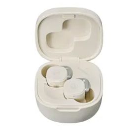 オーディオテクニカ ワイヤレスイヤホン サンドホワイト Bluetooth 急速充電 小型 軽量 サスティナブル ATH-SQ1TW STB