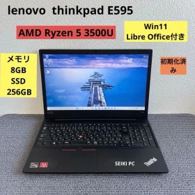 lenovo thinkpad E595 AMD Ryzen 5 3500U メモリ8GB SSD 256GB Win11