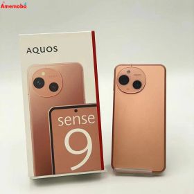 【中古】AQUOS sense9 8GB/256GB コーラル SH-M29 スドア版SIMフリー 新品同様