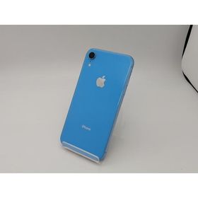 【中古】Apple SoftBank 【SIMロック解除済み】 iPhone XR 64GB ブルー MT0E2J/A【広島本通】保証期間１ヶ月【ランクC】