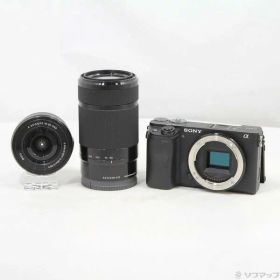 【中古】SONY(ソニー) α6400 ILCE-6400Y ダブルズームレンズキット ブラック 【258-ud】