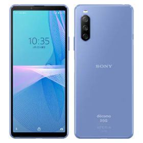 【SIMロック解除済】docomo Xperia10 III 5G SO-52B Blue SONY 当社3ヶ月間保証 中古 イオシス