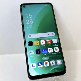 【中古A】国内版 SIMフリー Softbank OPPO A55s 5G ブラック A102OP
