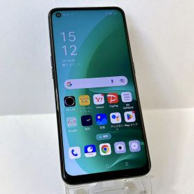 【中古B】国内版 SIMフリー Softbank OPPO A55s 5G ブラック A102OP