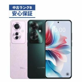 【中古】【良品】OPPO Reno11 A CPH2603 ダークグリーン コーラルパープル SIMFREE SIMフリー【安心30日保証】 本体 白ロム CCコネクト