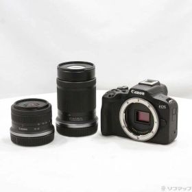 【中古】Canon(キヤノン) EOS R50 ダブルズームキット ブラック 【297-ud】
