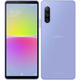 【中古】【安心保証】 Xperia 10 IV SOG07[128GB] au ラベンダー