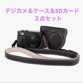LUMIX DC-TZ99 レザーケース＆メモリカード付