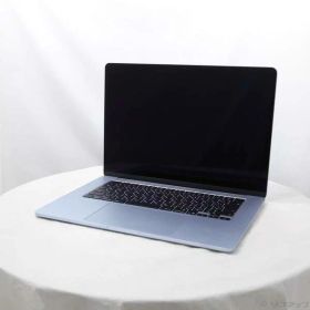 【中古】Apple(アップル) MacBook Air 15.3-inch Early-2025 MC7A4J／A Apple M4 10コアCPU_10コアGPU 16GB SSD256GB スカイブルー 〔15.7 Sequoia〕 【258-ud】