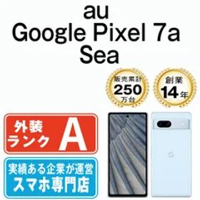 【中古】 Google Pixel7a Sea SIMフリー 本体 au Aランク スマホ【送料無料】 gp7aabl8mtm