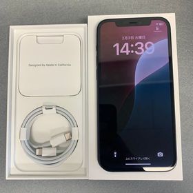 美品 国内版 SIMフリー iPhone12 64GB ブルー色