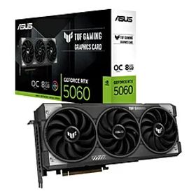 ASUS(エイスース) グラフィックボード TUF Gaming GeForce RTX 5060 8GB GDDR7 OC Edition TUF-RTX5060-O8G-GAMING ［GeForce RTXシリーズ /8GB］ TUFRTX5060O8GG [振込不可] [代引不可]