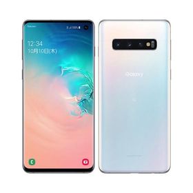 Galaxy S10 SM-G973C[128GB] 楽天モバイル プリズムホワイト【…