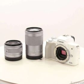 ソフマップ 〔中古品〕 EOS Kiss M ホワイト ダブルズームキット【251】