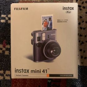 新品未開封 instax mini 41 インスタントカメラ ブラック
