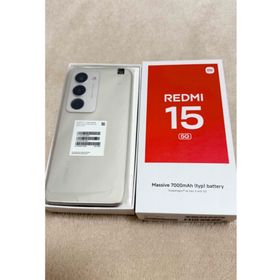 シャオミ(Xiaomi)のRedmi 15 5G 128GB Titan Gray(スマートフォン本体)