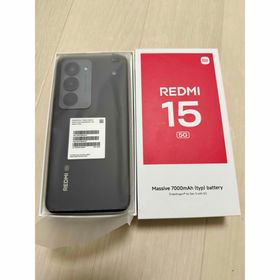 Redmi REDMI 15 5G 128GB ミッドナイトブラック(スマートフォン本体)