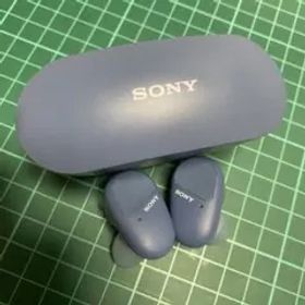 SONY ソニー ワイヤレスイヤホン ブルー ケース付き WF-SP800N