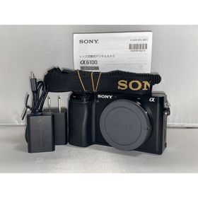 ソニー(SONY)の【美品‼︎】SONY α6100 ilce-a6100 ボディ 本体(ミラーレス一眼)