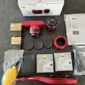 Nikon 1 J1 モデル ダブルズームキット 赤色 付属品付き