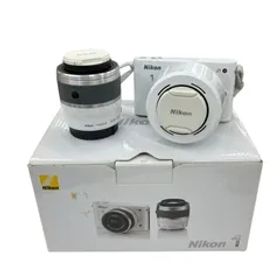 186000 現状品 Nikon ニコン Nikon デジタル一眼レフ J1 Wズームキット Nikon 1 J1 ホワイト