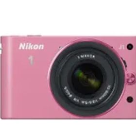 【中古】Nikon ミラーレス一眼カメラ Nikon 1 (ニコンワン) J1 (ジェイワン) 標準ズームレンズキット ピンク N1 J1HLK PK