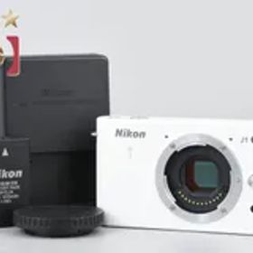 Nikon ニコン 【中古】Nikon ニコン 1 J1 ホワイト ミラーレス一眼カメラ ミラーレスカメラ